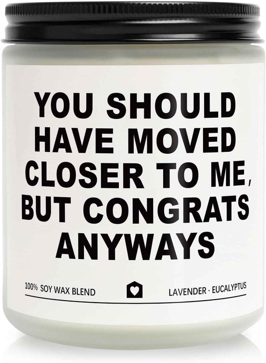 Housewarming Gifts New Home, Best Housewarming Gifts 2026 - Handmade Lavender Scented Candle - New Home Gift Candle Ideas, House Warming Gift for Friends Couple New Homeowner (7oz)