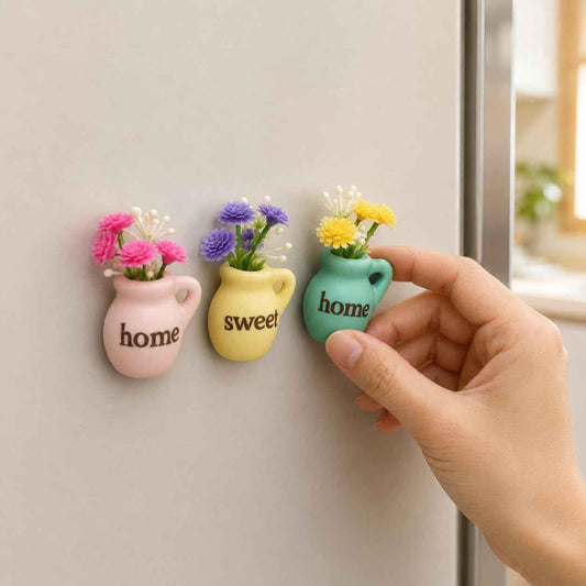 Housewarming Gifts for New Home, Mini Vase Magnets for Fridge, New Home Gifts