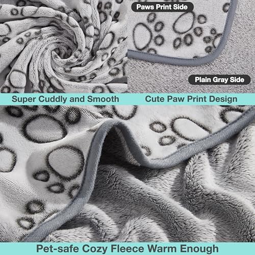 Stuffed® Premium Soft Dog Blanket Washable, 40"x32" Cat Blanket for