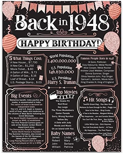 78th Birthday Party Decorations for 78th Birthday (Seventy-Eight)