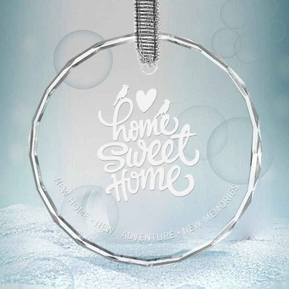 House Warming Gifts New Home- Crystal Ornament New Home with Gift Box, Housewarming Gifts Ideas for New House- in Our New Home Gifts Ideas for New House Decoration (New Home 02)