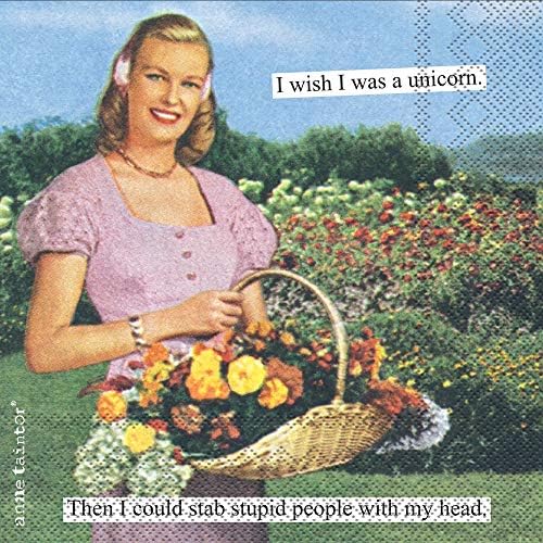 Boston International Anne Taintor 20-Count Disposable 3-Ply Retro