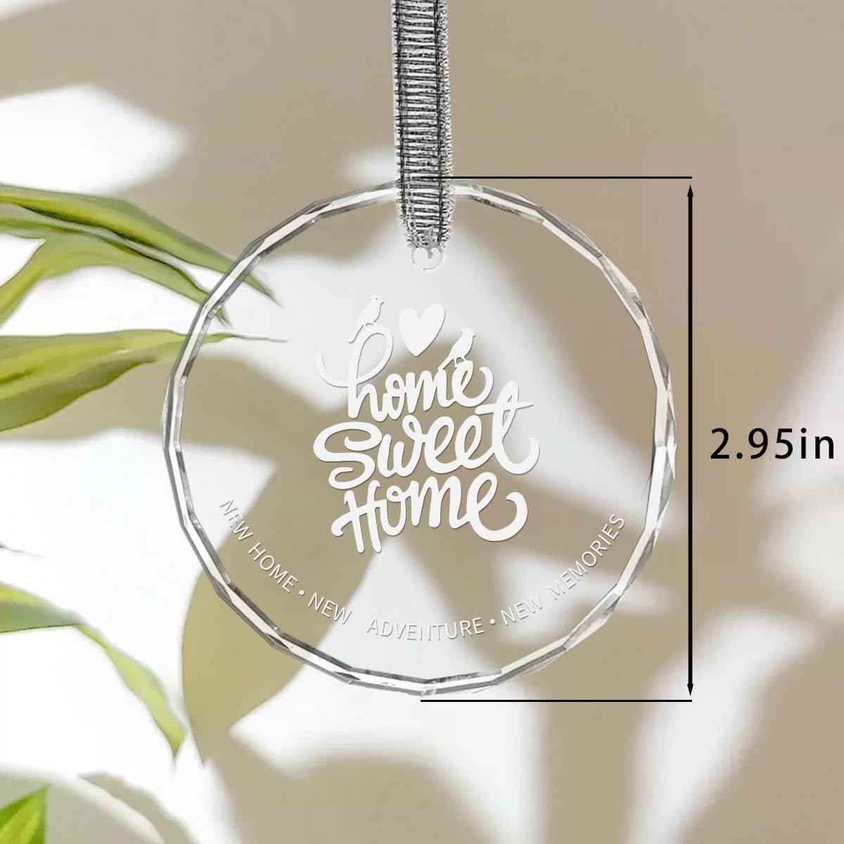 House Warming Gifts New Home- Crystal Ornament New Home with Gift Box, Housewarming Gifts Ideas for New House- in Our New Home Gifts Ideas for New House Decoration (New Home 02)