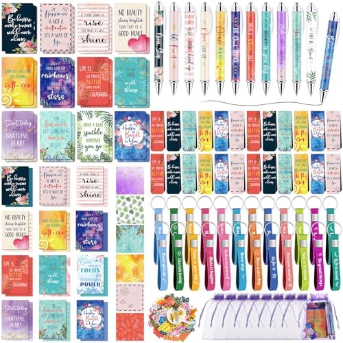 Pasimy 218 Pcs Inspirational Stationery Gifts Motivational Mini