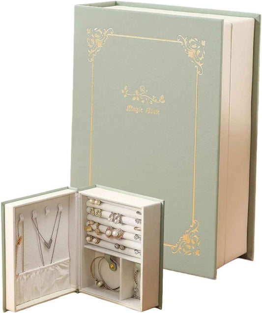 Double-Sided Book Jewelry Organizer