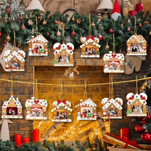 Christmas Craft for Kids, DIY Gingerbread House Picture Frame Kits