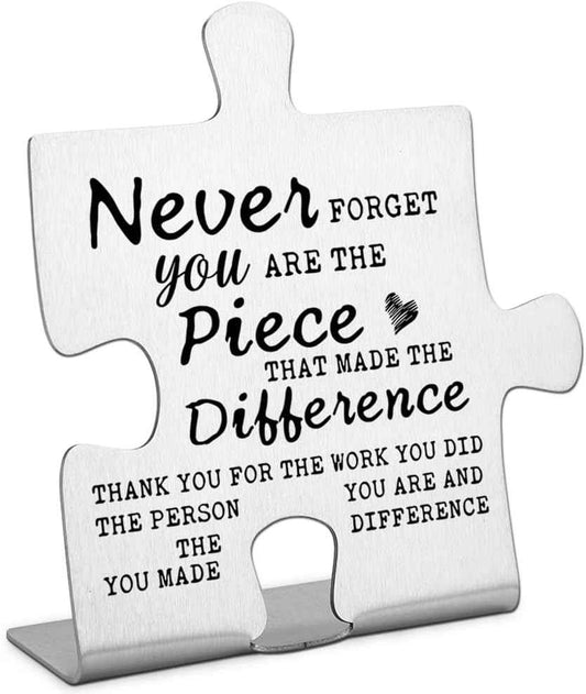 Thank you Appreciation gifts for Teacher Coworker, Retirement Desk Decor | Teacher Appreciation Gift | Appreciation Gifts for Coworkers Employee | Boss Gift | Nurses Plaque | Mentor Recognition Plaque