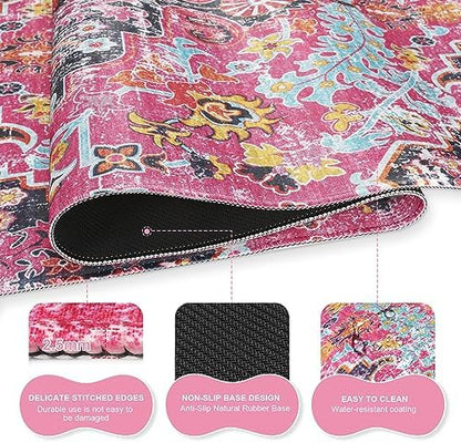 iLeadon Boho Desk Mat Set,Large Mouse Pad and Keyboard Wrist Rest