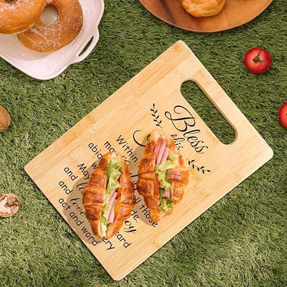 House Warming Gifts New Home Women, Bless this Home Cutting Board