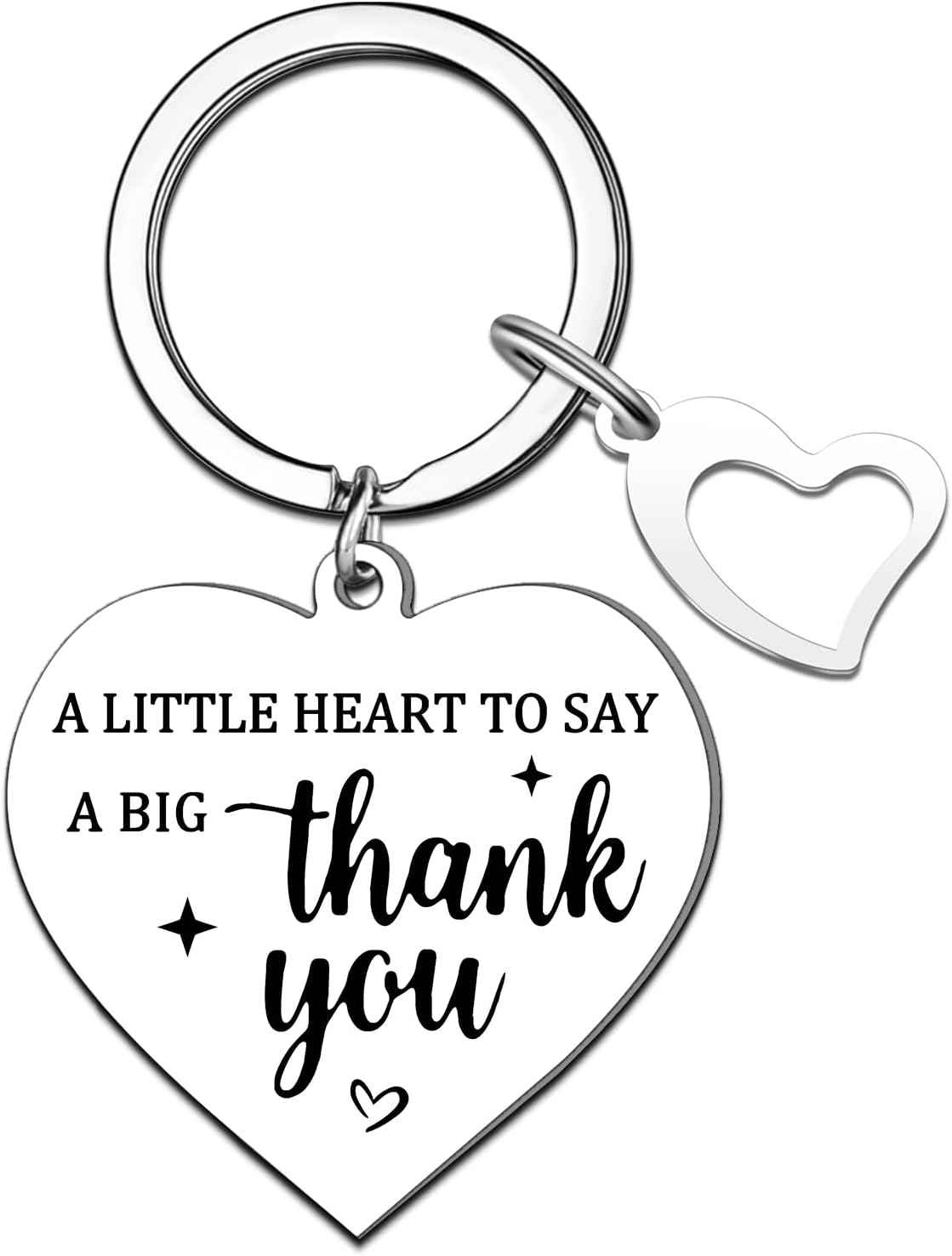 Thank You Gifts for Coworkers Women Men Keychain | Employee Appreciation Gifts for Coworkers Friends Birthday Thanksgiving Gift Thank You Jewelry
