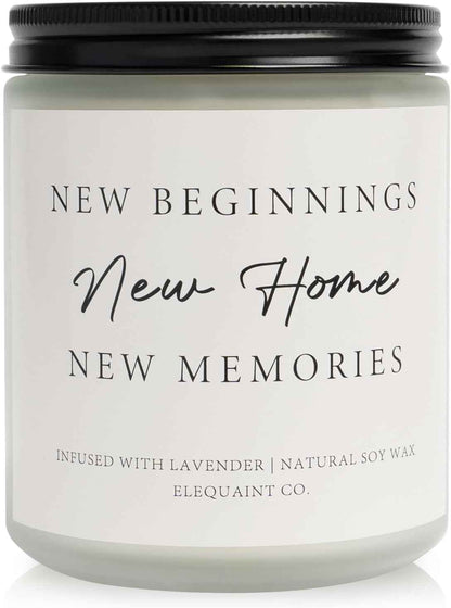House Warming Gifts New Home, 2026 Perfect Housewarming Gifts for Women Men | Lavender Scented Candle New Homeowner New Home Gift First Apartment House Warming Party Decor Closing Presents for Home Buyer