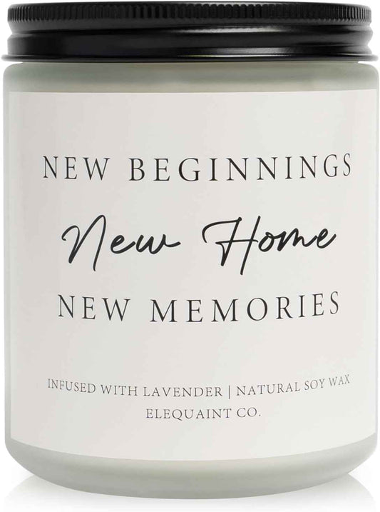 House Warming Gifts New Home, 2026 Perfect Housewarming Gifts for Women Men | Lavender Scented Candle New Homeowner New Home Gift First Apartment House Warming Party Decor Closing Presents for Home Buyer