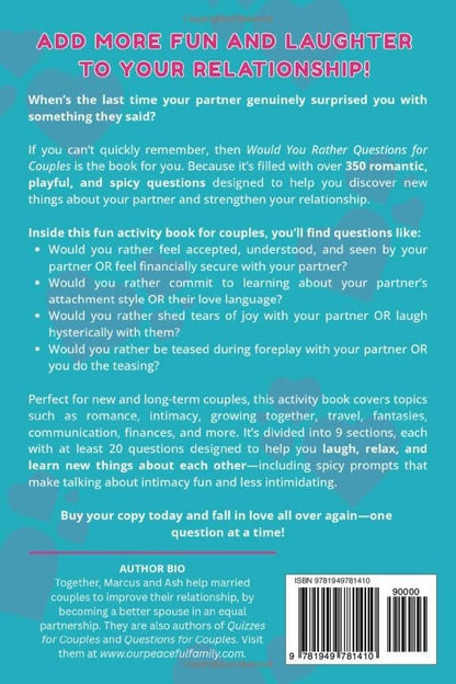 Would You Rather Questions for Couples: Spark Laughter, Connect, &