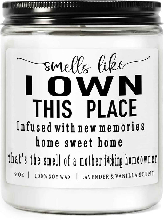 House Warming Gifts New Home,Funny New Home Gift Ideas Scented Candle,Housewarming Gifts for Women,Men,Couple,Friends,New House Must Haves,Closing Gift for Home Buyers 9 oz