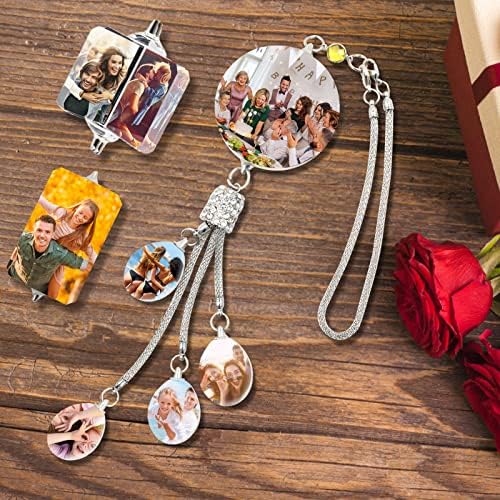 Personalized Photo Crystal Pendant for Car Home Hanging Ornaments
