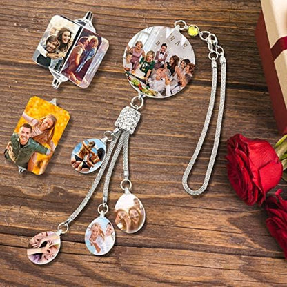 Personalized Photo Crystal Pendant for Car Home Hanging Ornaments