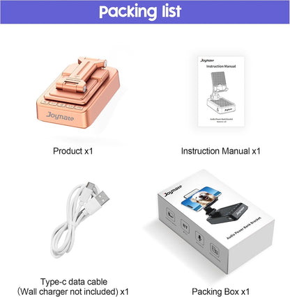 Gifts for Women Girls, Bluetooth Speaker Phone Stand with Charging Function
