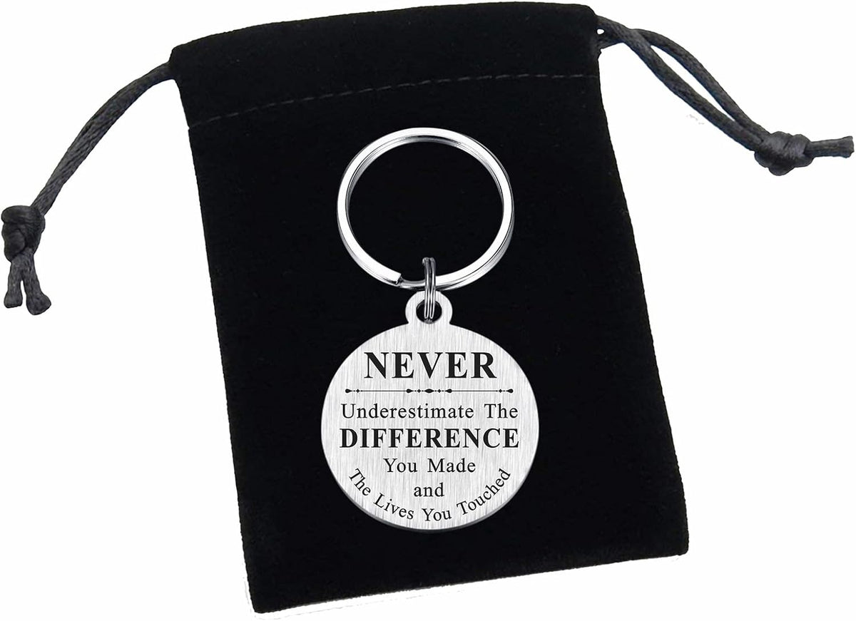 Resdink Coworkers Teacher Staff Appreciation Gifts Keychain, Thank You Gifts for All You Do Gift for Men Women, Co Worker Colleague Leaving farewell Present
