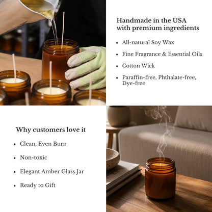 Back & Body Hurts, Funny Happy Birthday Gift, All-Natural Scented Candle, 30th, 40th, 50th and 60th Birthdays, Gifts for Women and Men, Unique Birthday Gifts