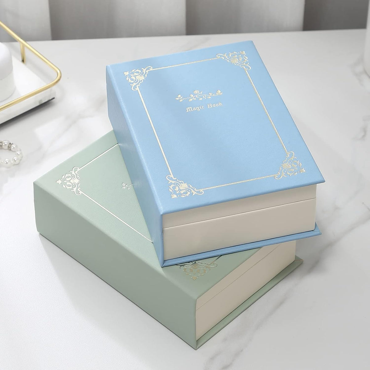 Double-Sided Book Jewelry Organizer