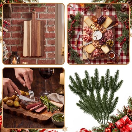 12 Set Christmas Cutting Board Gifts Bulk,Scalloped Rectangular