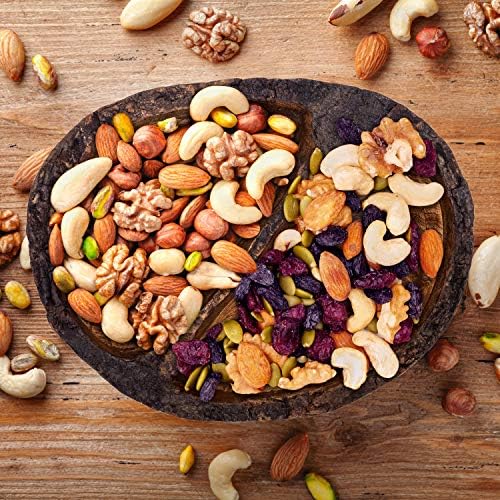 Natural Wooden Tray, Serving Bowl for Salad, Veggies and Fruits, Large