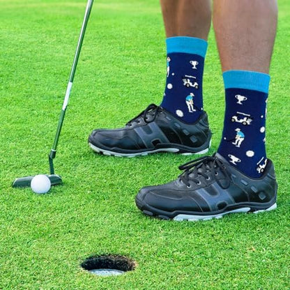 Golf Socks for Men Women,Funny Golf Gift for Dad,Him,Friends &