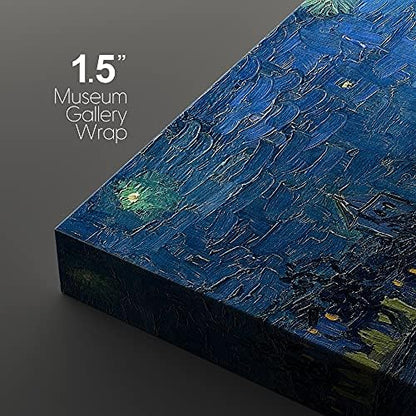 wall26 Canvas Print Wall Art Set Starry Night Over The Rhone by