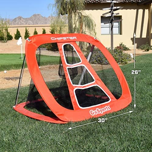 GoSports Chipster Pop-Up Golf Chipping Practice Net - Training Aid for