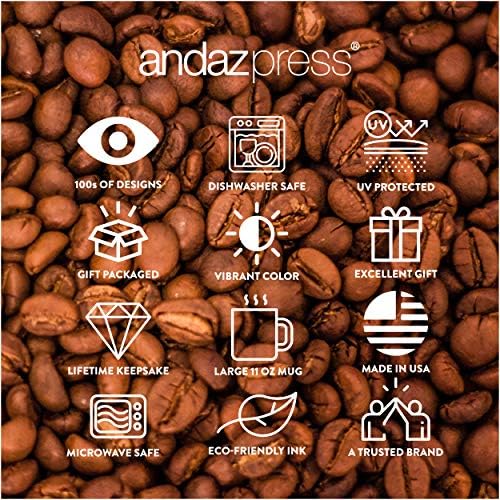 Andaz Press Funny 11oz. Ceramic Coffee Tea Mug Thank You Gift, College