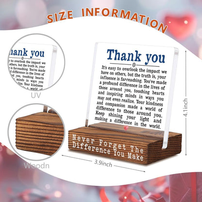 Thank You Gifts for Coworkers, Appreciation Plaque, Mentor Teacher Gift | Thank You Gifts for Women | Religious gifts for Women | Gratitude Present for Mentors Teachers Employees and Workplace Teams
