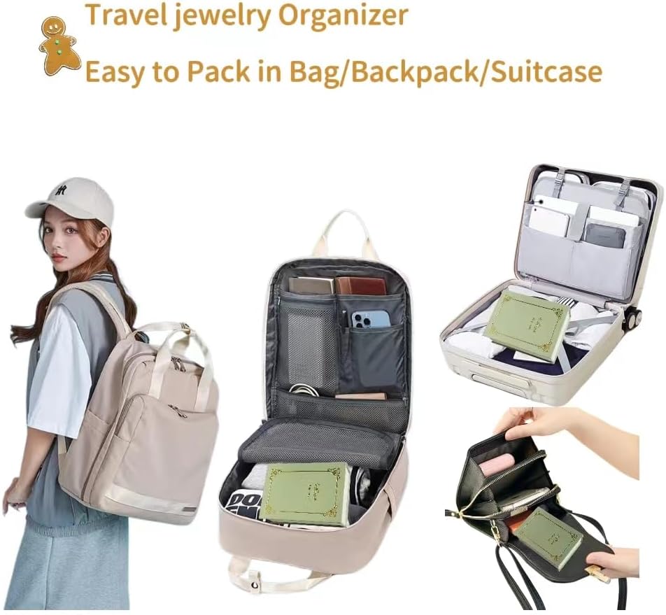 Double-Sided Book Jewelry Organizer