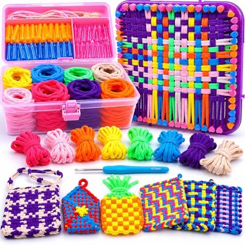 Weaving Loom Kit Toys Crafts - Arts and Crafts for Kids and Adults