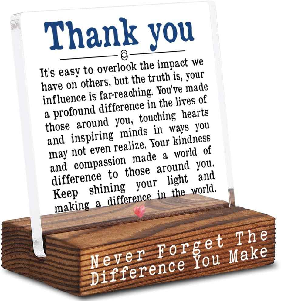 Thank You Gifts for Coworkers, Appreciation Plaque, Mentor Teacher Gift | Thank You Gifts for Women | Religious gifts for Women | Gratitude Present for Mentors Teachers Employees and Workplace Teams