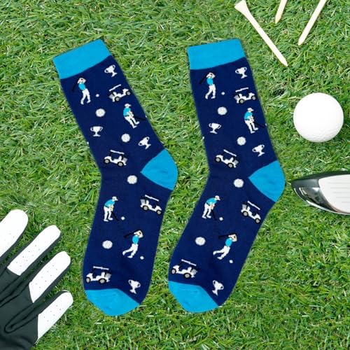 Golf Socks for Men Women,Funny Golf Gift for Dad,Him,Friends &