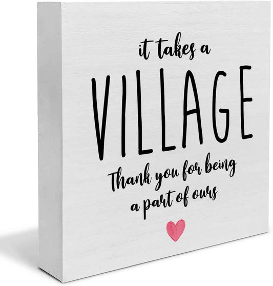 Thank You Gifts - Appreciation Gifts for Women Men Friends Coworkers | Colleague - Gratitude Gift Ideas - Thank You Sign Office Cubicle Desk Decor - 5 x 5 Inches