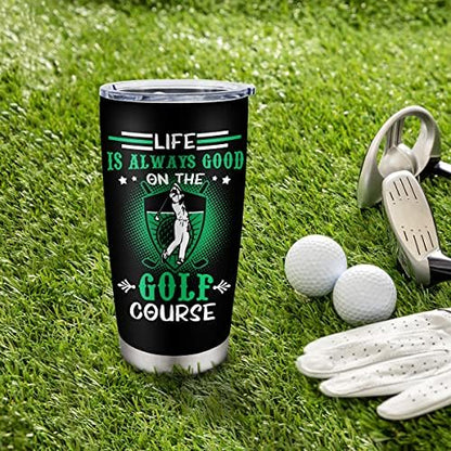 Golf Gifts for Men, Golf Birthday Accessories Tumbler (20oz)