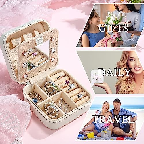 Parima Travel Jewelry Case - White Gift for Female Friends and