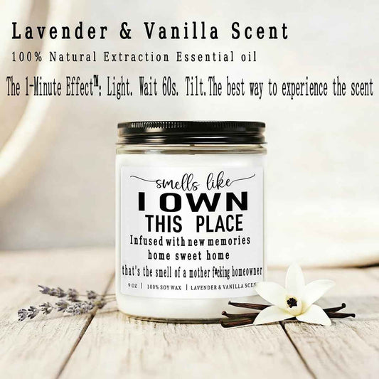 House Warming Gifts New Home,Funny New Home Gift Ideas Scented Candle,Housewarming Gifts for Women,Men,Couple,Friends,New House Must Haves,Closing Gift for Home Buyers 9 oz