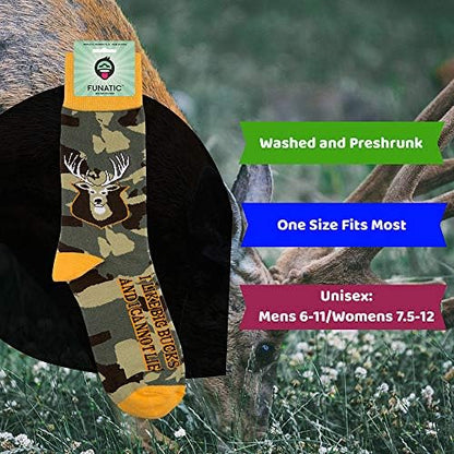 FUNATIC Funny Outdoor Themed Socks for Men Women - Nature and Sports