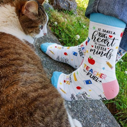 Teacher Appreciation Gifts - Fun Teacher Socks For Women And Men