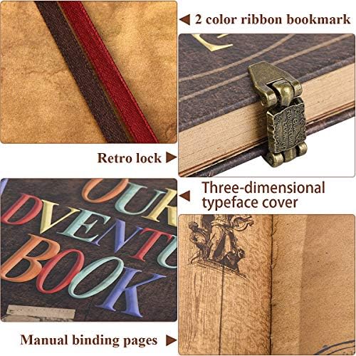 Our Adventure Book Vintage Scrapbook Journal