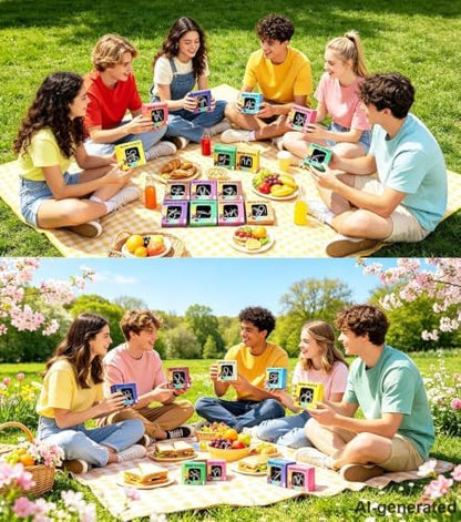 AHYUAN 24 Pack Metal Puzzles Brain Teaser IQ Wire Metal Puzzles for