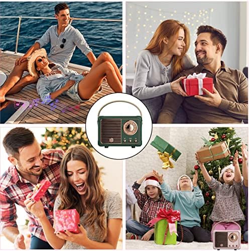 Dosmix Retro Bluetooth Speaker,Vintage Decor,Small Gift for Women Men