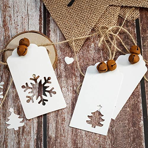 Zhanmai 300 Piece Jingle Bells Bulk 0.5'' Christmas Bells, Rusty