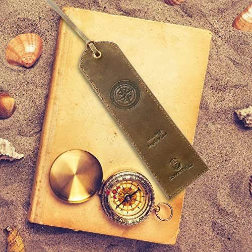 Sovereign-Gear Leather Bookmarks for Men and Women | Quality Bookmark
