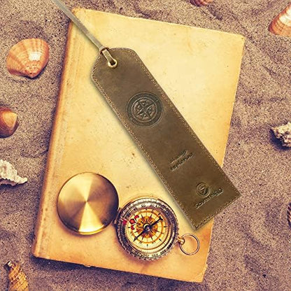 Sovereign-Gear Leather Bookmarks for Men and Women | Quality Bookmark