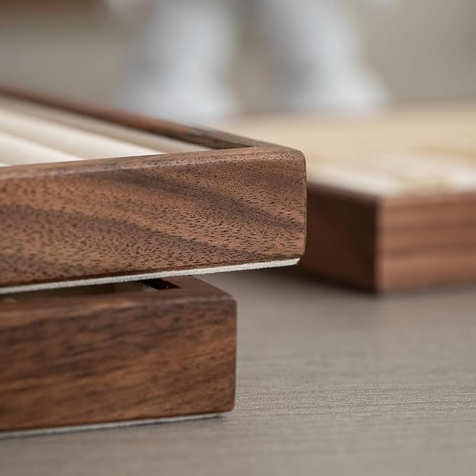 Black Walnut & Velvet Jewelry Tray - Field & Blessing