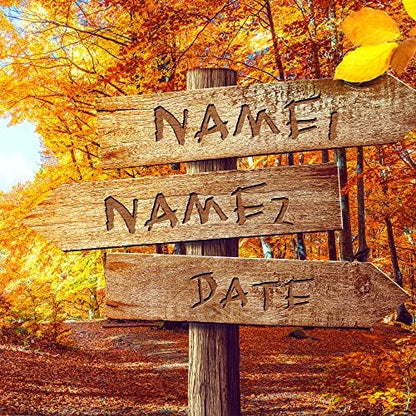 BOTTEGAARTS Crossroads Heart of Autumn Personalized Photo or Canvas