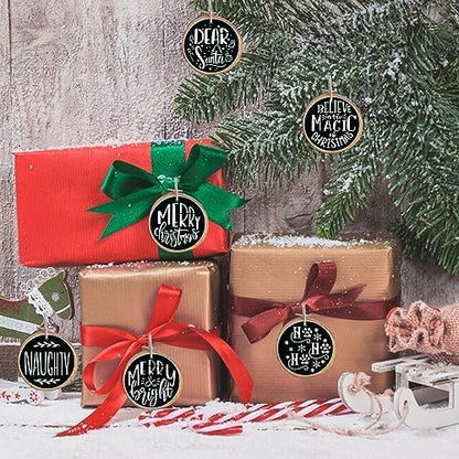 60pcs Small Christmas Stencils for Painting on Wood Ornament 3 Inch